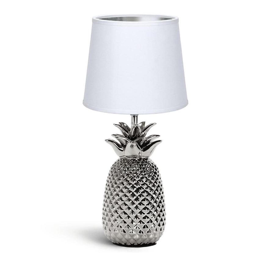 Aigostar - Bordlampe 1xE14/40W/230V skinnende krom