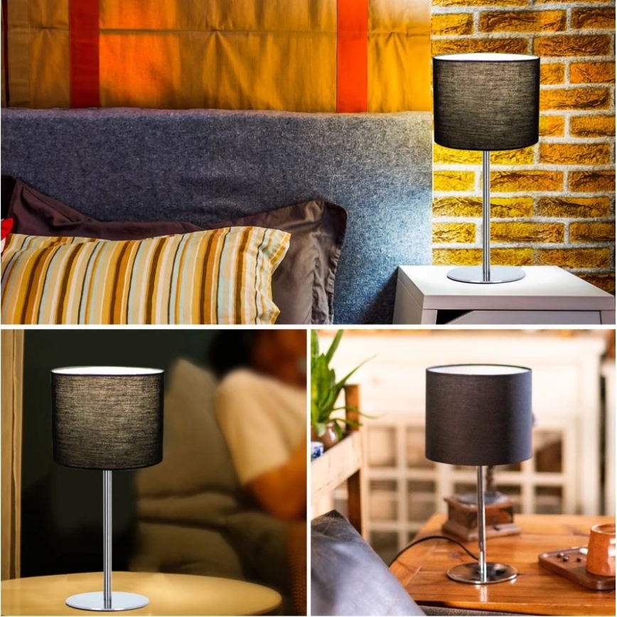 Aigostar - Bordlampe 1xE14/40W/230V sort