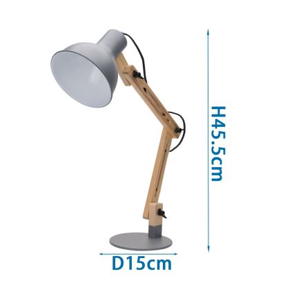 Aigostar - Bordlampe 1xE27/40W/230V