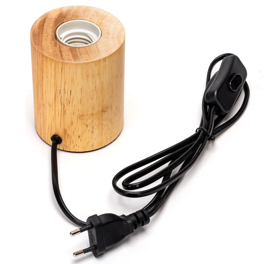 Aigostar - Bordlampe 1xE27/60W/230V beige
