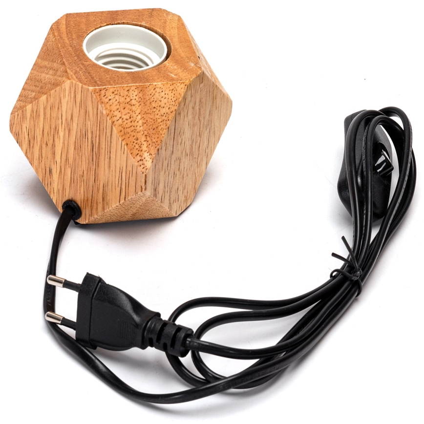 Aigostar - Bordlampe 1xE27/60W/230V beige