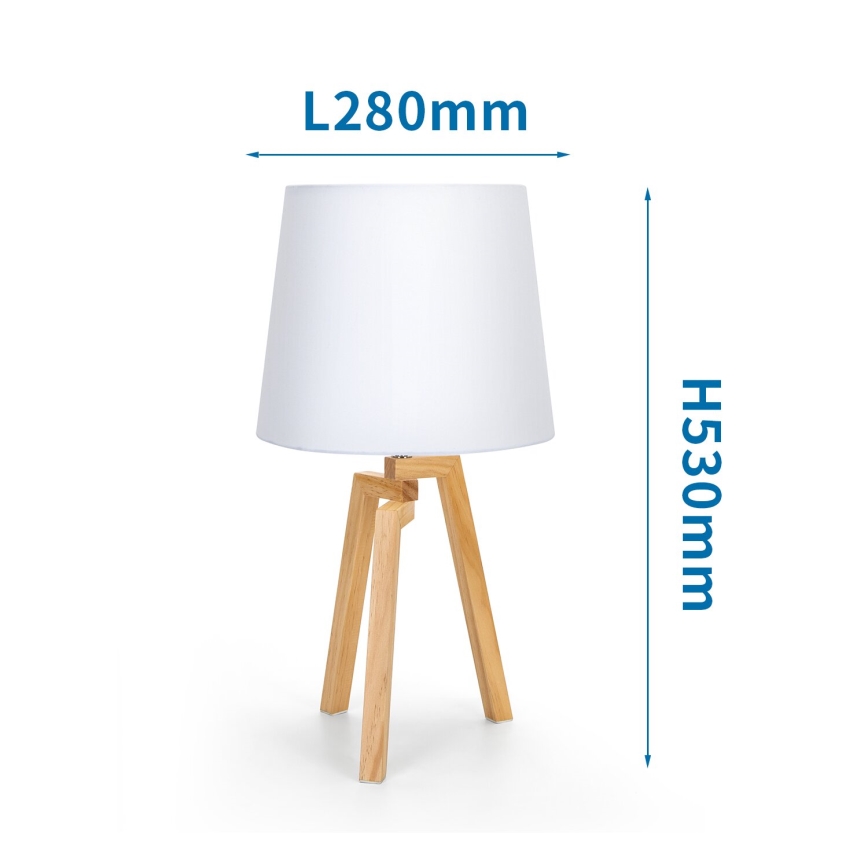Aigostar - Bordlampe 1xE27/60W/230V