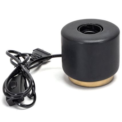Aigostar - Bordlampe 1xE27/60W/230V sort