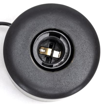 Aigostar - Bordlampe 1xE27/60W/230V sort