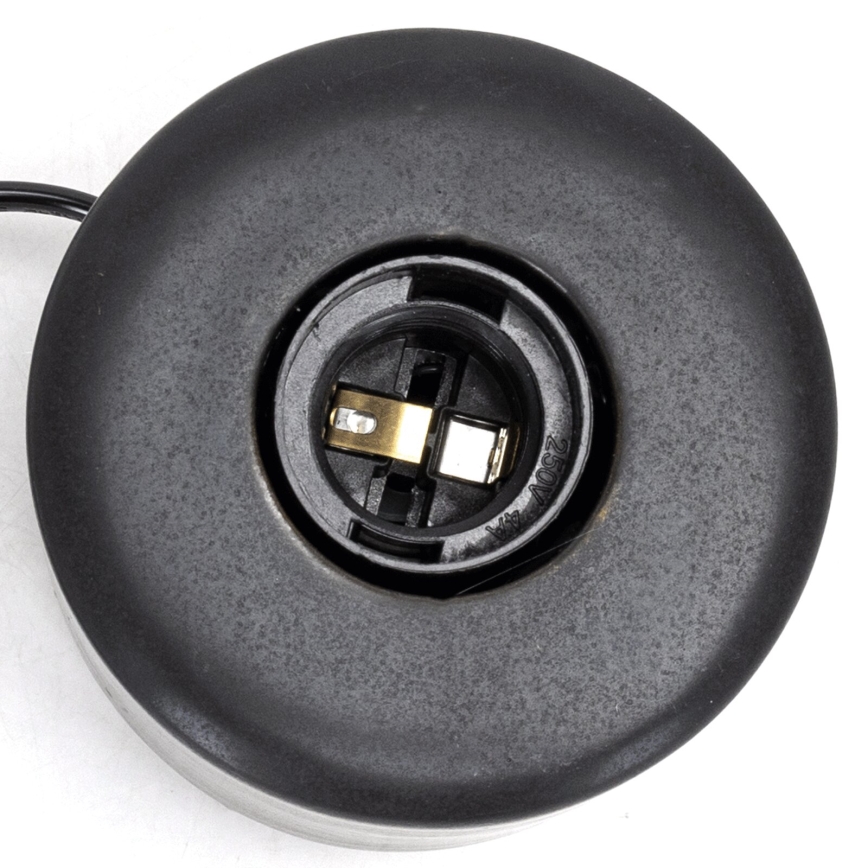 Aigostar - Bordlampe 1xE27/60W/230V sort