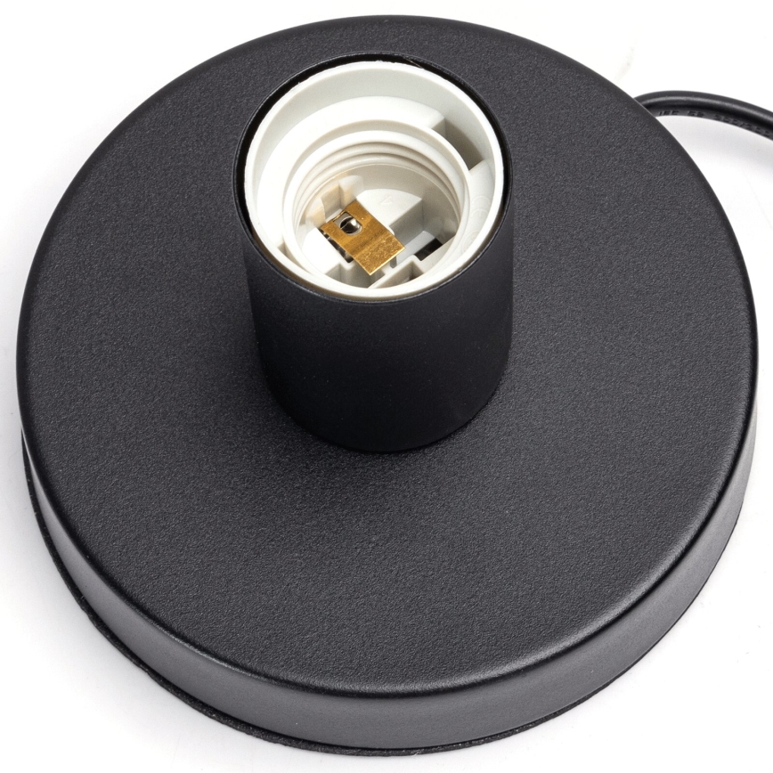 Aigostar - Bordlampe 1xE27/60W/230V sort