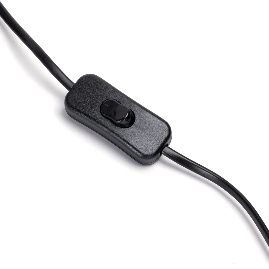 Aigostar - Bordlampe 1xE27/60W/230V sort