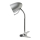 Aigostar -  Bordlampe med klemme 1xE27/11W/230V sølvfarvet/skinnende krom
