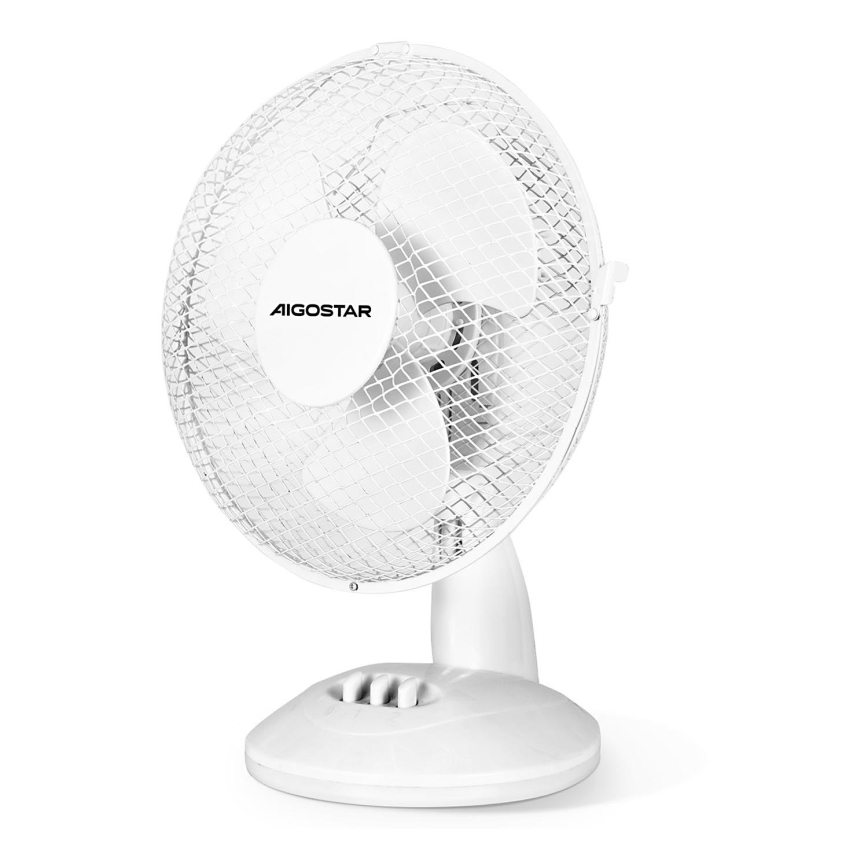 Aigostar - Bordventilator 20W/230V hvid