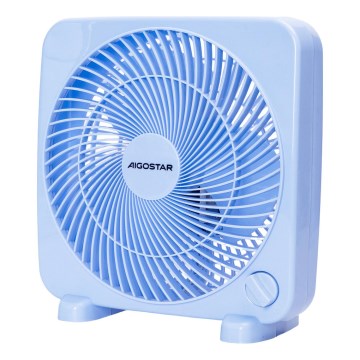 Aigostar - Bordventilator 30 W/230 V blå