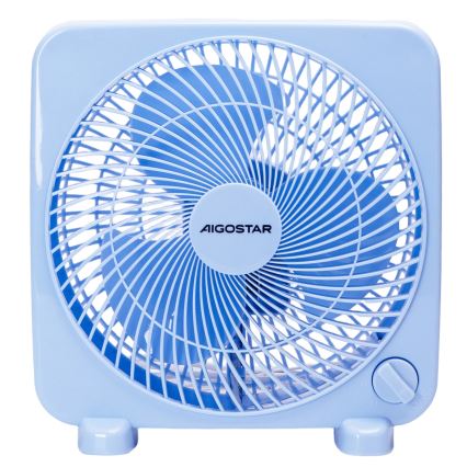 Aigostar - Bordventilator 30 W/230 V blå