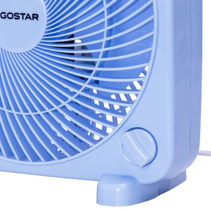 Aigostar - Bordventilator 30 W/230 V blå