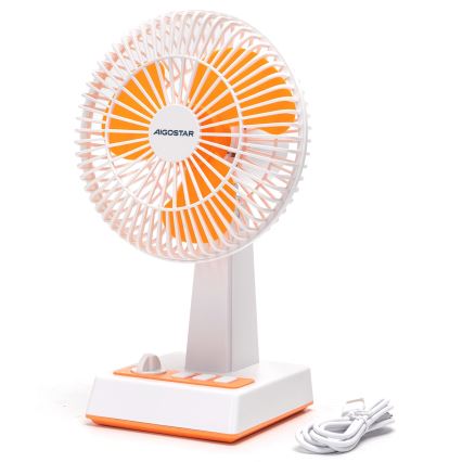 Aigostar - Bordventilator 6W/USB