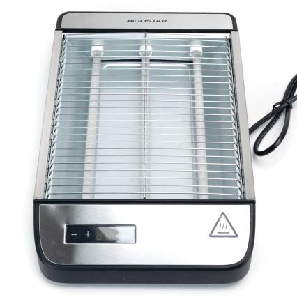 Aigostar - Brødrister 840-1000W/230V mat krom