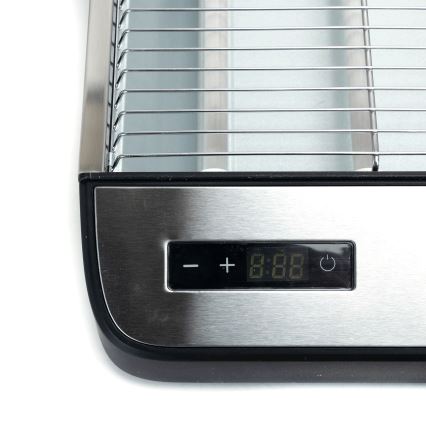 Aigostar - Brødrister 840-1000W/230V mat krom