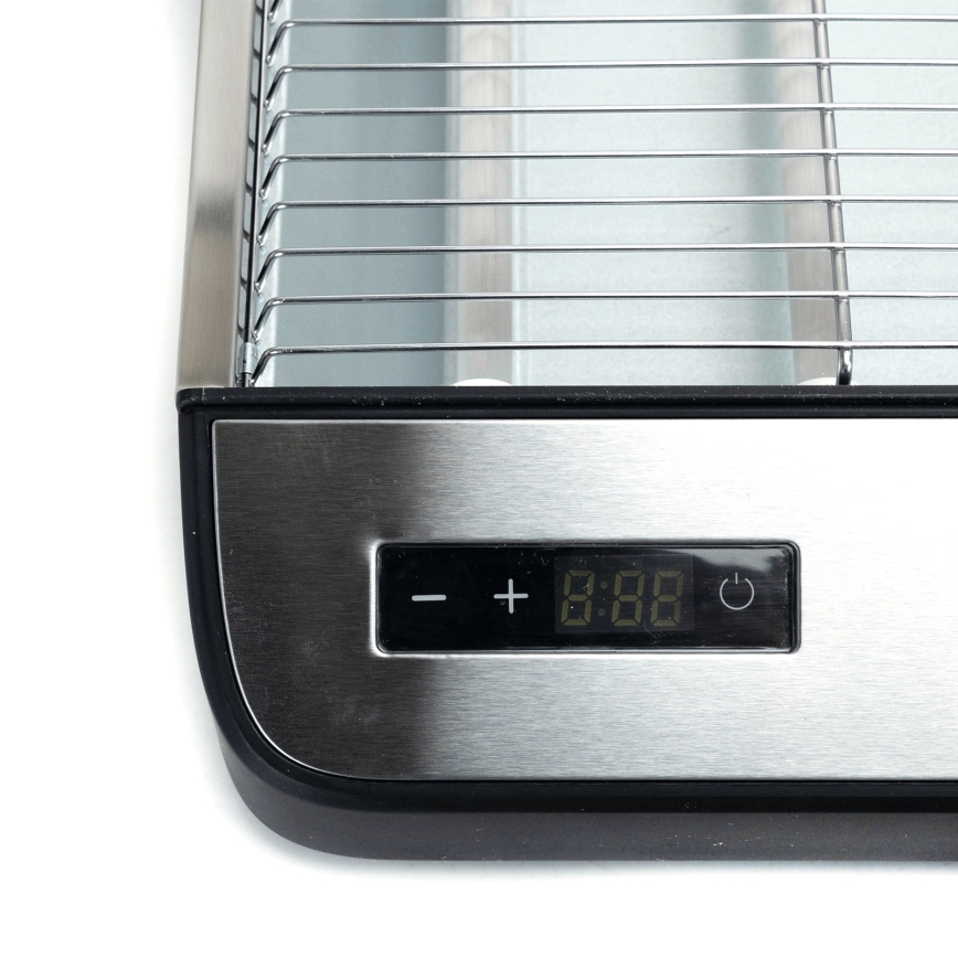 Aigostar - Brødrister 840-1000W/230V mat krom