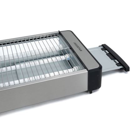 Aigostar - Brødrister 840-1000W/230V mat krom