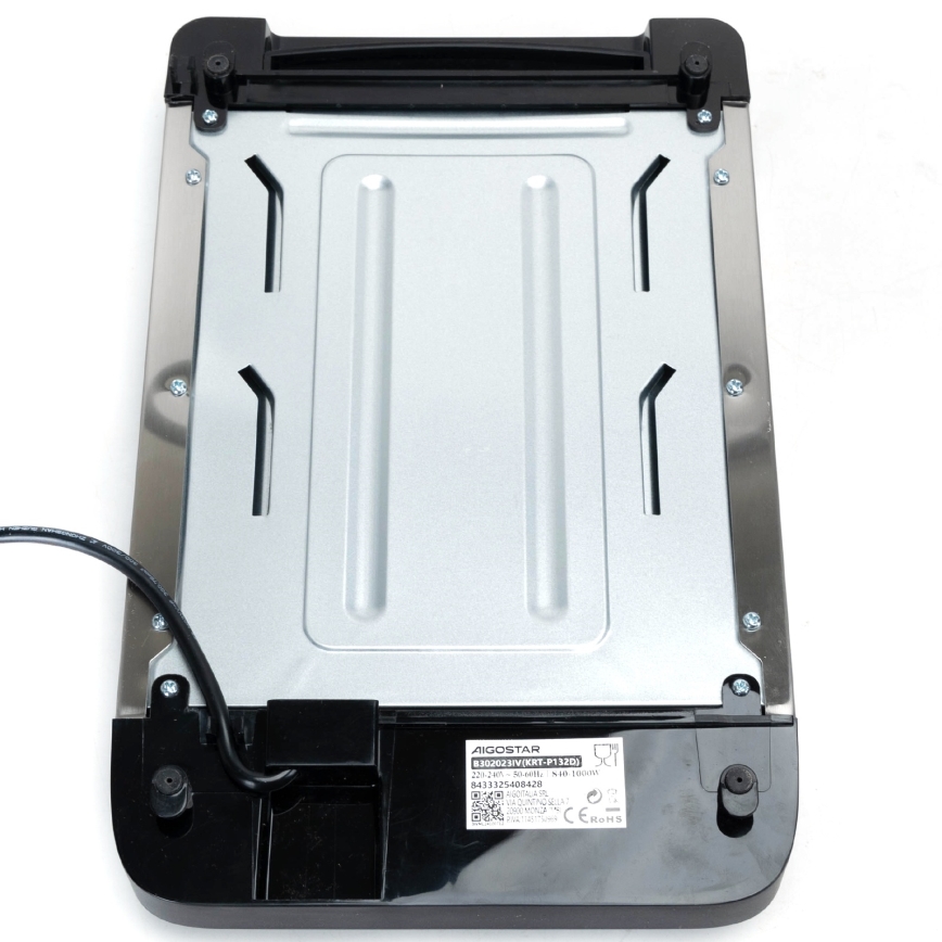 Aigostar - Brødrister 840-1000W/230V mat krom