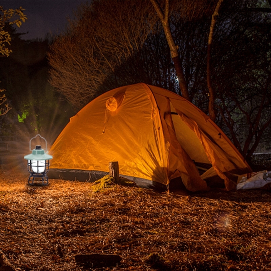 Aigostar - Bærbar LED campinglampe dæmpbar og genopladelig LED/3W/3,7V