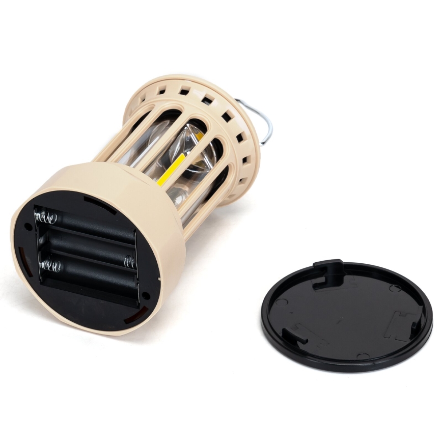 Aigostar - Bærbar LED campinglampe LED/3W/3xAA