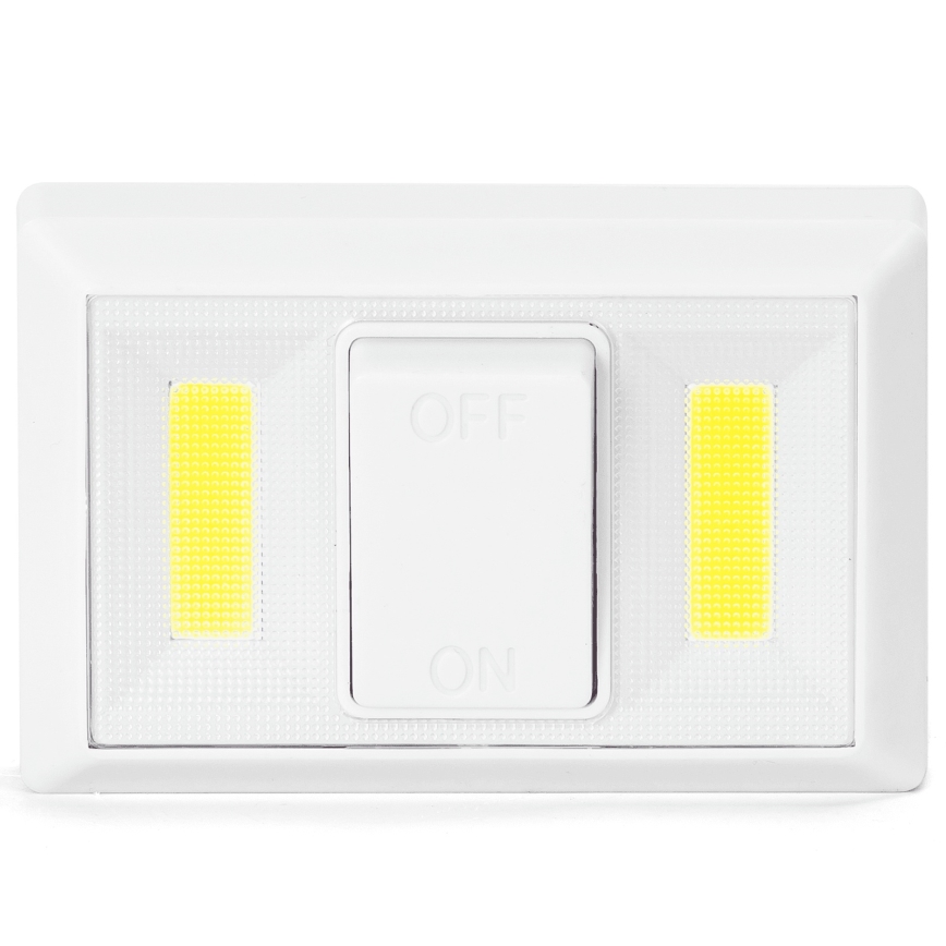 Aigostar - Bærbar LED-natlampe, 4x AAA, 6500 K