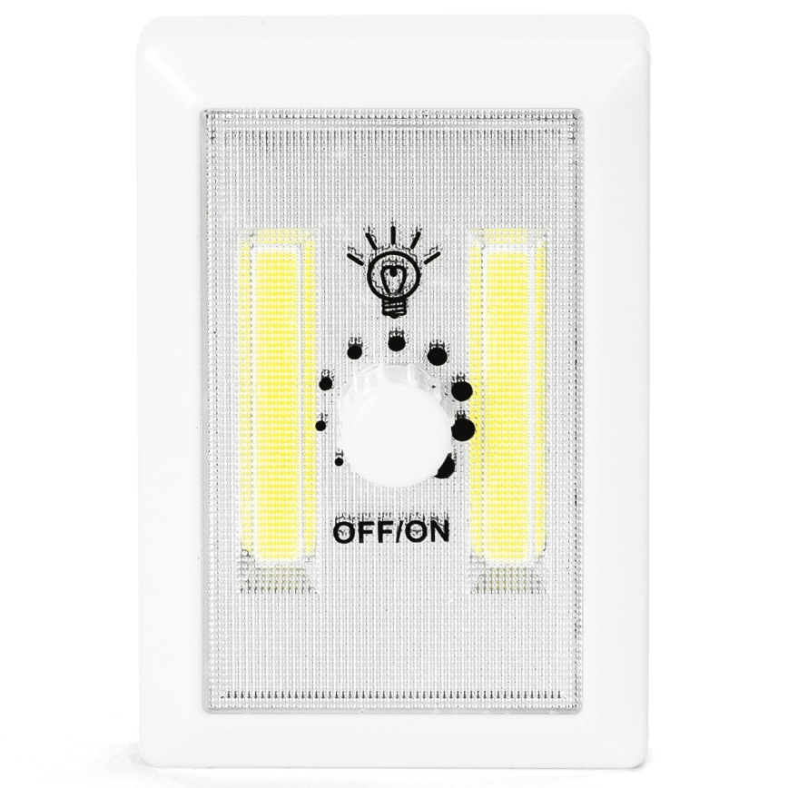 Aigostar - Bærbar LED-natlampe LED/3xAAA 6500K