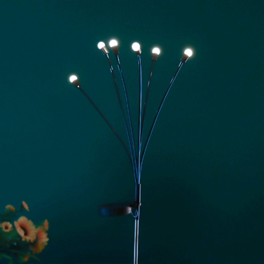 Aigostar - Dekorativ LED solcellelampe LED/0,04W/1,2V 68,5 cm 6500K IP44 300 mAh