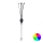 Aigostar - Dekorativ LED solcellelampe m. RGB-farver LED/0,04W/1,2V 68,5 cm IP44