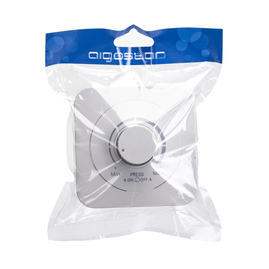Aigostar - Dimmer med ramme 250V/10A hvid