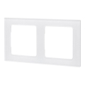 Aigostar - Dobbelt glasramme, hvid