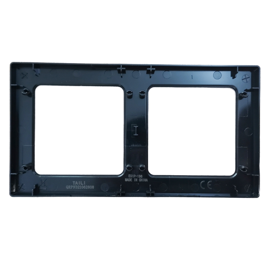Aigostar - Dobbelt aluminiumramme, sort