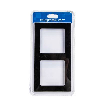Aigostar - Dobbelt glasramme i sort