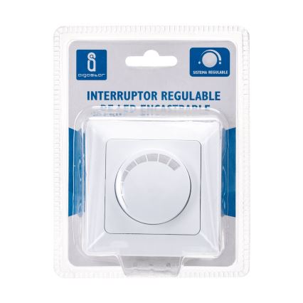 Aigostar - Drejelig lysdæmper 110W/230V hvid