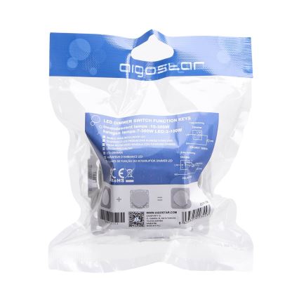 Aigostar - Drejelig lysdæmper 300W/230V hvid