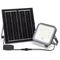 Aigostar - Dæmpbar LED solcelleprojektør LED/50W/3,4V 3000/4000/6500K IP66 4000 mAh + fjernbetjening
