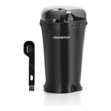 Aigostar - Elektrisk kaffekværn 60 g 200W/230V sort