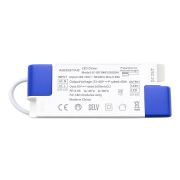 Aigostar - Elektrisk transformator 40W/230V