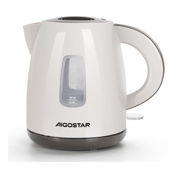 Aigostar - Elkedel 1,2 l 2200W/230V beige