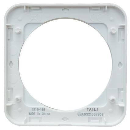 Aigostar - Enkel glasramme, hvid