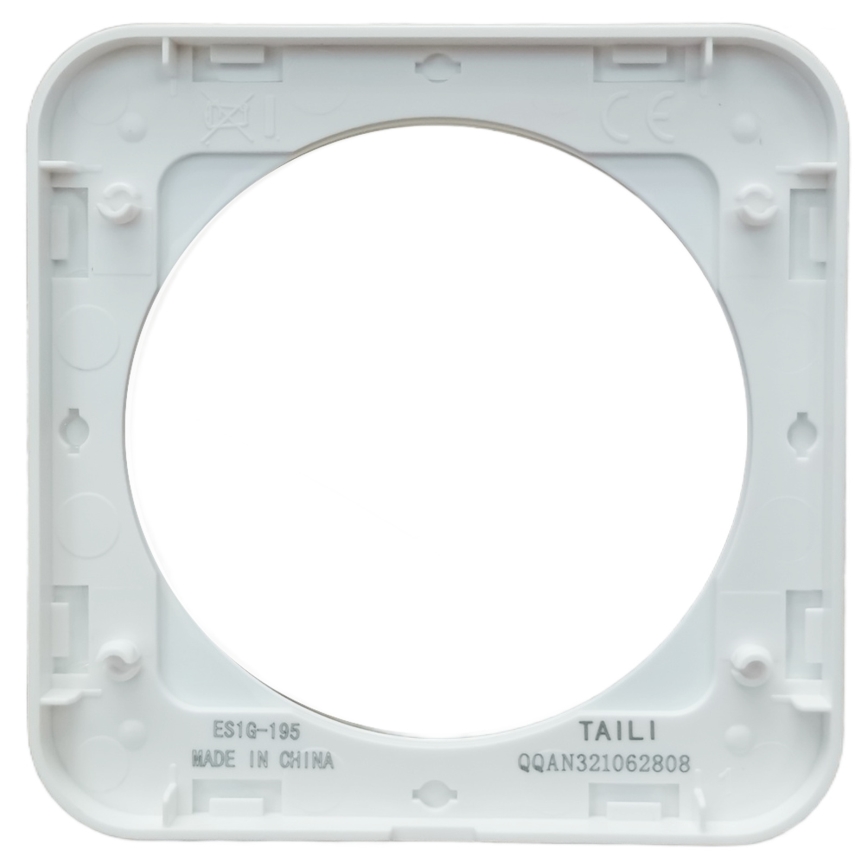 Aigostar - Enkel glasramme, hvid