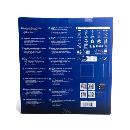 Aigostar - Fastmonteret LED panel m. RGBW-farver dæmpbart MESH LED/36W/230V 60x60 cm