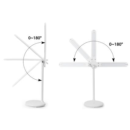 Aigostar - Genopladelig LED bordlampe m. touch-funktion dæmpbar LED/3W/5V 1800 mAh