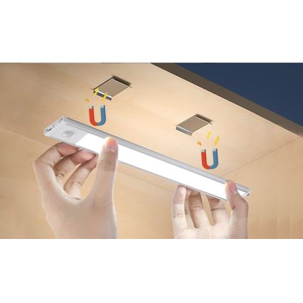 Aigostar - Genopladelig LED møbelbelysning med sensor LED/1,5W/5V 6500K