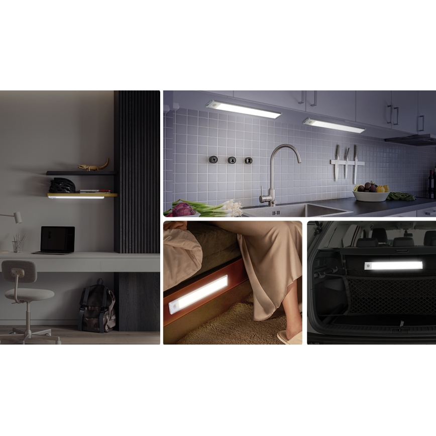 Aigostar - Genopladelig LED møbelbelysning med sensor LED/1,5W/5V 6500K
