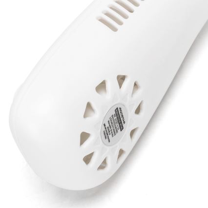 Aigostar - Genopladelig nakkeblæser 4W/5V 2000mAh hvid