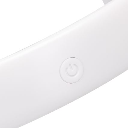 Aigostar - Genopladelig nakkeblæser 4W/5V 2000mAh hvid