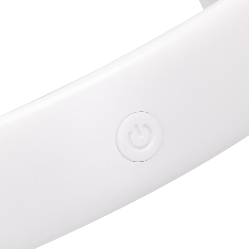 Aigostar - Genopladelig nakkeblæser 4W/5V 2000mAh hvid