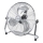 Aigostar - Gulvventilator 100 W/230 V, Ø 54 cm, forkromet
