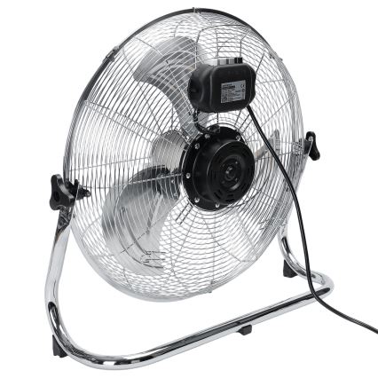 Aigostar - Gulvventilator 100 W/230 V, Ø 54 cm, forkromet