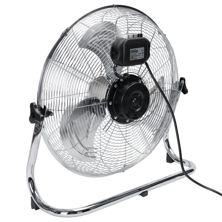 Aigostar - Gulvventilator 100 W/230 V, Ø 54 cm, forkromet